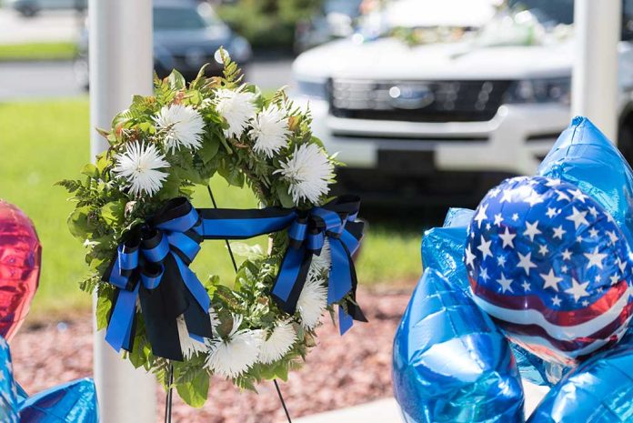 Police Arrest Woman Who Allegedly Vandalized Officer's Memorial