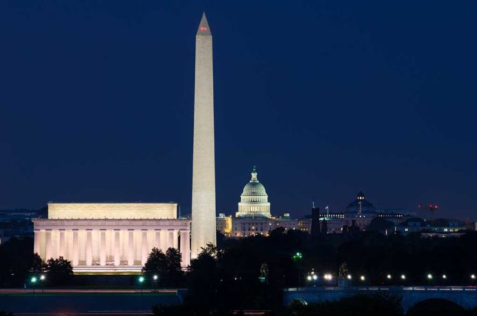 Police Reportedly Step in After Washington Monument Vandalized