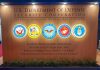 U.S. Department of Defense Security Cooperation display with logos.