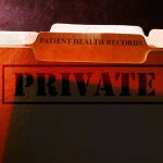 Folder labeled "PRIVATE" with "PATIENT HEALTH RECORDS" tab.