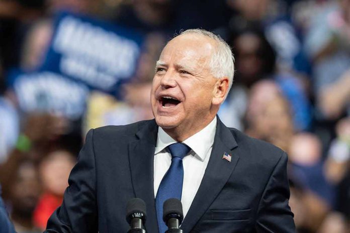 Man speaking passionately at a public event.