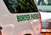 Border Patrol vehicle with BORDER PATROL lettering