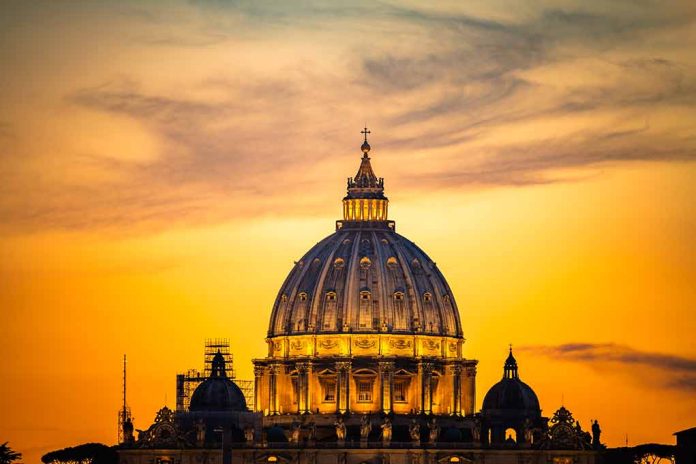 1175584342 featured image Dome of a cathedral at sunset with orange sky