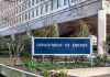 Department of Energy sign outside a government building