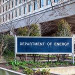 Department of Energy sign outside a government building
