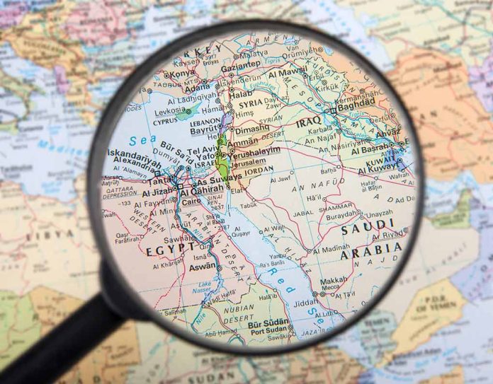 162063665 featured image Magnifying glass over the Middle East and Egypt