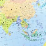 Map of South and Southeast Asia countries