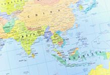 Map of South and Southeast Asia countries