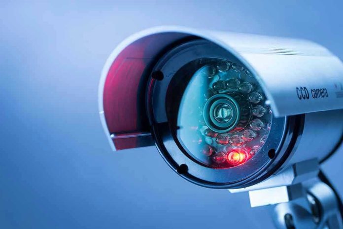 272833616 Close up of a CCTV security camera