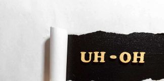 Harris’s $1.5B Blunder STILL Haunts Democrats Torn paper revealing UH-OH text underneath.