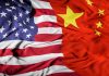 U.S. Influence ERODED—China Moves In Fast United States flag merged with China flag.