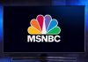 MSNBC Attack on Vance Marriage Sparks OUTRAGE MSNBC logo displayed on a television screen