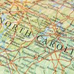 GOP Targets Swing District — North Carolina Game-Changer Detailed map of North Carolina showing cities and roads