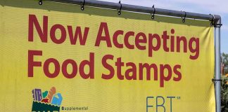 Viral SNAP Confession Sparks Outrage Yellow sign now accepting food stamps EBT SNAP