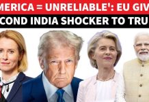WAR WARNING: EU Tries Boxing Trump 'America Unpredictable,': EU Fires Back At Trump On India