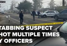 Stabbed for Being Christian Suspect killed by officers allegedly stabbed man and pet