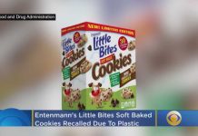 CHOKING RISK Rocks America’s Favorite Cookie Entenmann's Little Bites Chocolate Chip Cookies Recalled In
