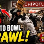 CHAOS AT CHIPOTLE! Massive Chair-Throwing Brawl Breaks Out Inside DC Restaurant 🌯MAKE DC GREAT AGAIN