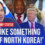 Giant gold Trump statue unveiled at Florida golf course | LBC
