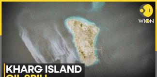 Satellite Images Show Suspected Oil Spill in Iran's Kharg Island | WION News