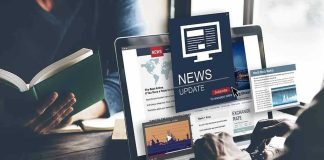 Getty Images Skyrockets on ChatGPT Link-Up Person reading news on a laptop.