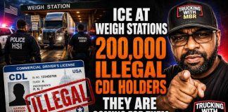 "ICE Is At Weigh Stations Now — 200,000 Illegal CDL Holders And They Are Coming For Them"