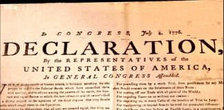 British Navy Box Hides 1776 Bombshell Rare Copy Of The US Declaration of Independence Found By A Volunteer In The UK National Archives.