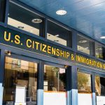 Florida Murder Ignites Border Firestorm US Citizenship and Immigration Services building entrance