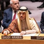 Assassination Leak Rattles Ceasefire Talks Saudi Arabian representative speaking at a United Nations meeting