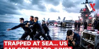 Navy Sailors Try to Jump Overboard as Endless Deployment Takes Brutal Toll US Sailors Tried To Jump Off USS Abraham Lincoln Near Iran? Families Warn Of "Burnout" | VERTEX