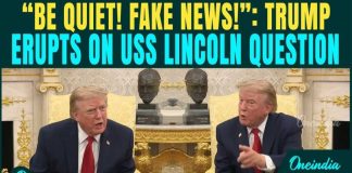 ‘Quiet, Quiet, Quiet’: Trump CLASHES With CNN Reporter Over USS Abraham Lincoln Reports by Sailors