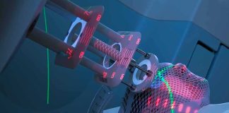 America’s New Laser Weapon Has a Strange Secret Patient undergoing head radiotherapy with laser alignment and immobilization mask