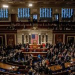 Fetterman’s Red Line Shocks Democrats U.S. House chamber with lawmakers gathered before a session