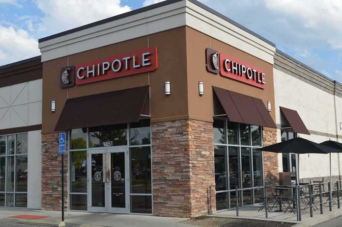 shutterstock_1218527143 Chipotle restaurant exterior on a sunny day
