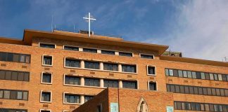 Letitia James Seized Nuns’ $19 Million Brick hospital building with cross and statue