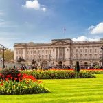 Police Turn Up Heat On Andrew Buckingham Palace with Victoria Memorial and flower gardens