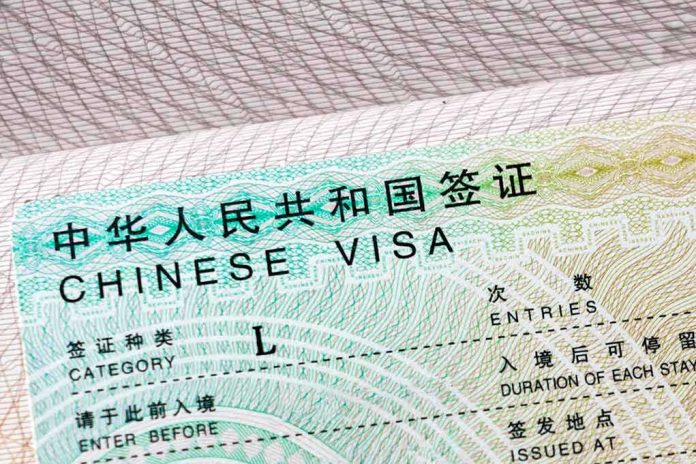 shutterstock_1730072584 Chinese visa document close-up