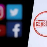 UK Bans Teens Online — They’re NOT Having It Smartphone screen with red censored stamp beside blurred social media icons