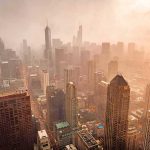 NYC Rents SMASH Another Record Just One Month Later City skyline in warm haze at sunset