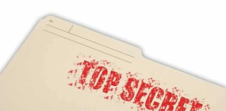 Man With Ties to Bin Laden Has 20-Year Guantanamo Detention Reviewed Manila file folder stamped TOP SECRET in red