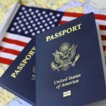 Americans Told to Write WILLS Before Visiting THIS Country U.S. passports on a map with an American flag