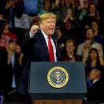 Trump Signs SURPRISE Diesel Order at Rally Donald Trump speaking at a rally behind a presidential podium