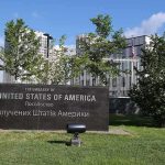 Americans ORDERED Out of Saudi Embassy U.S. embassy sign in landscaped grounds